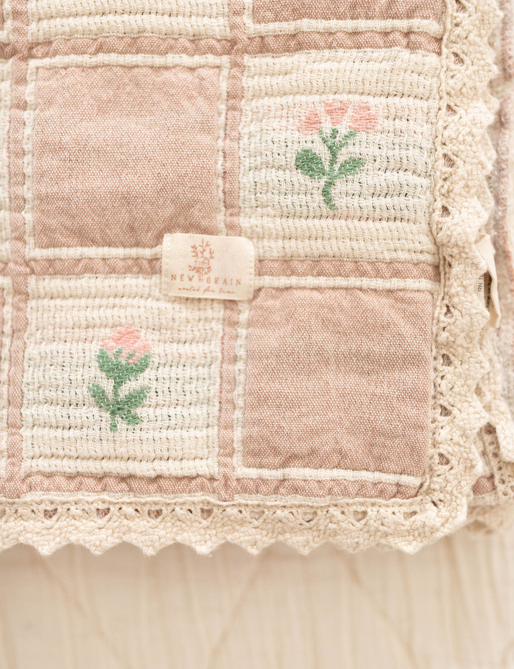 patchwork blanket - fleur