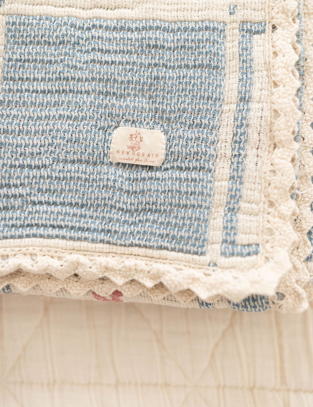 patchwork blanket - spring bloom