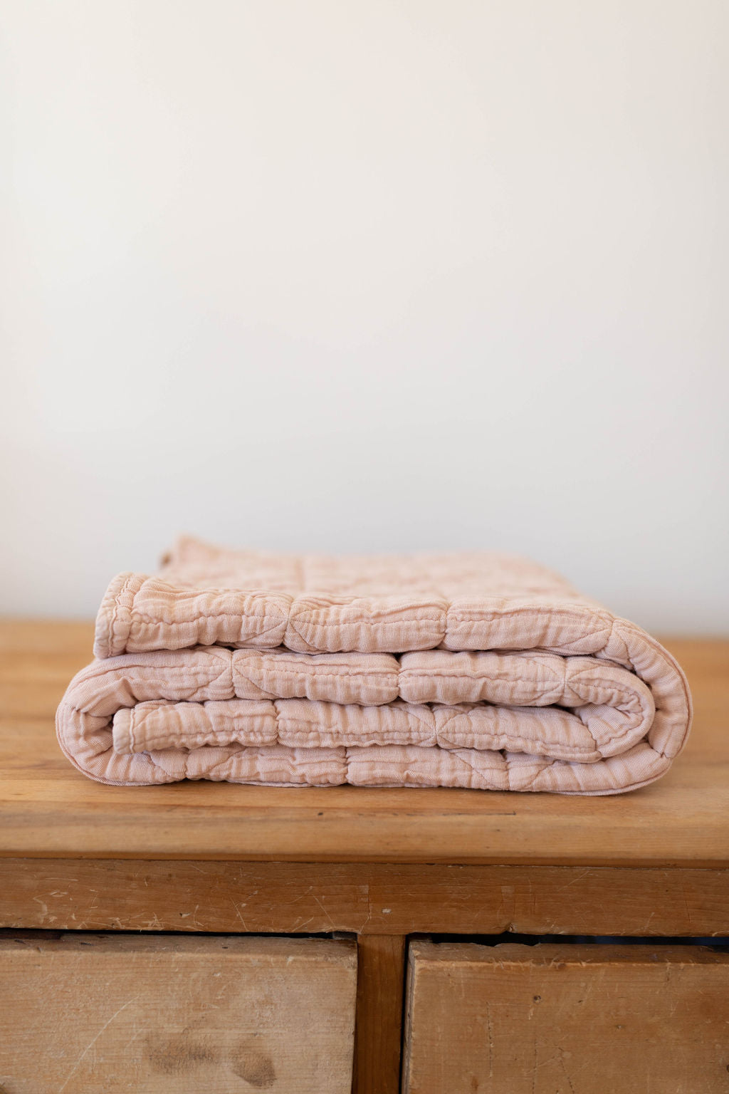 quilted blanket | crib - petal