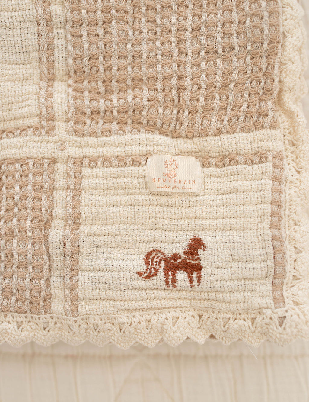 patchwork blanket - pony