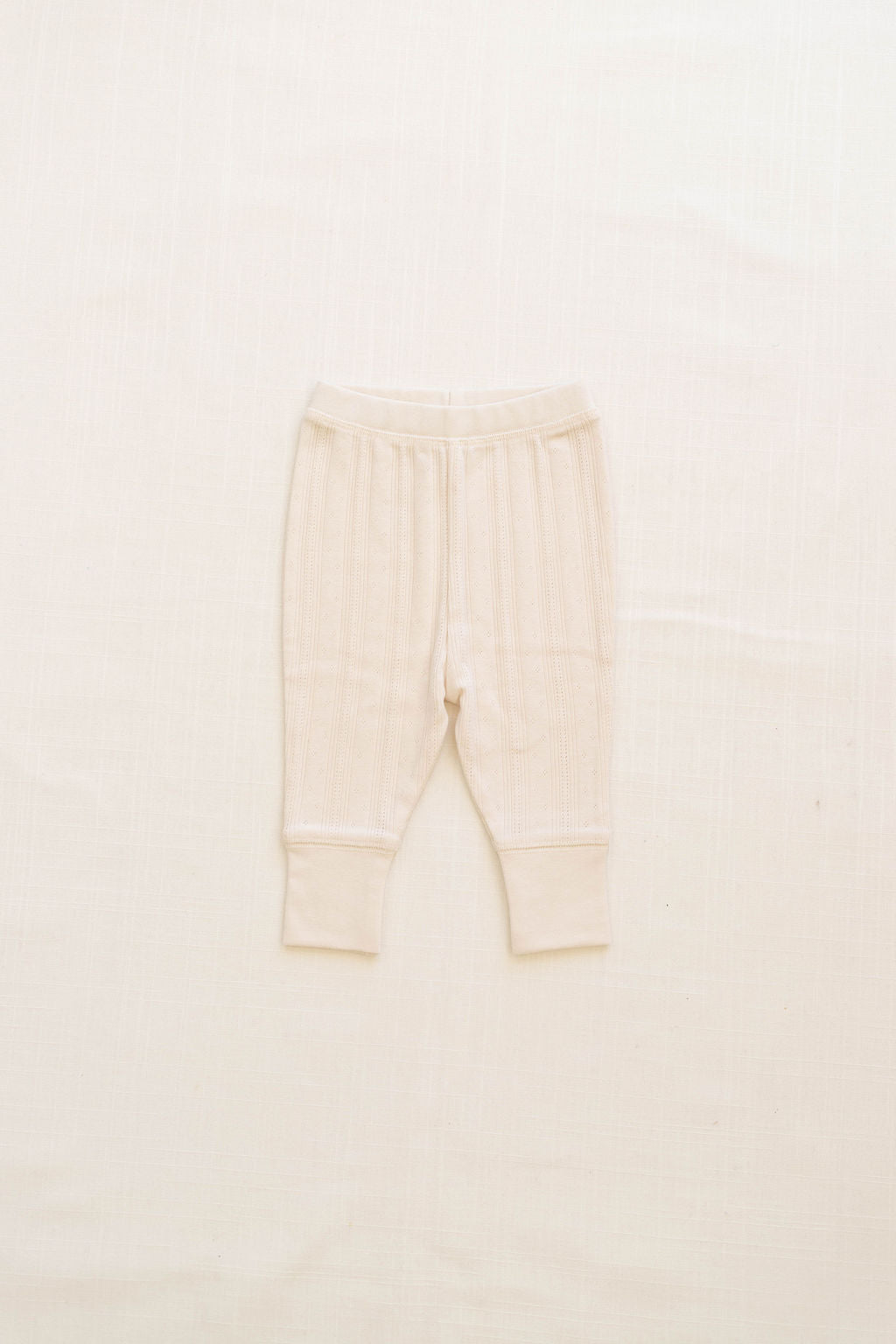 henley + pant set | pointelle - milk