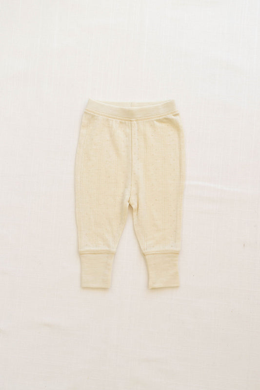 pants | merino wool - buttercream