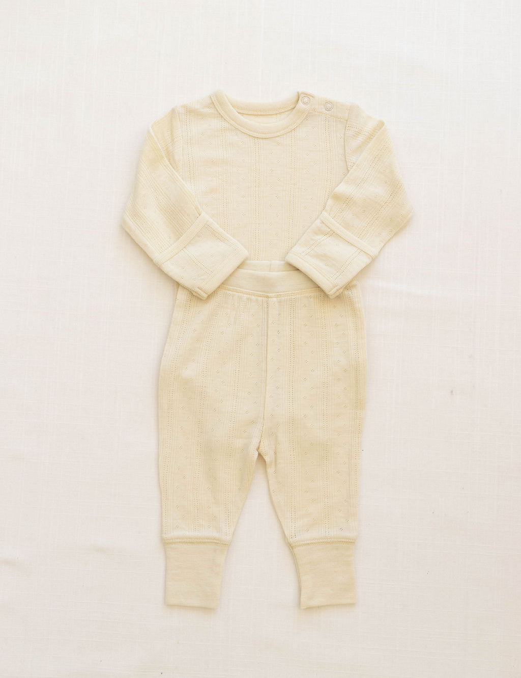 onesie | merino wool - buttercream