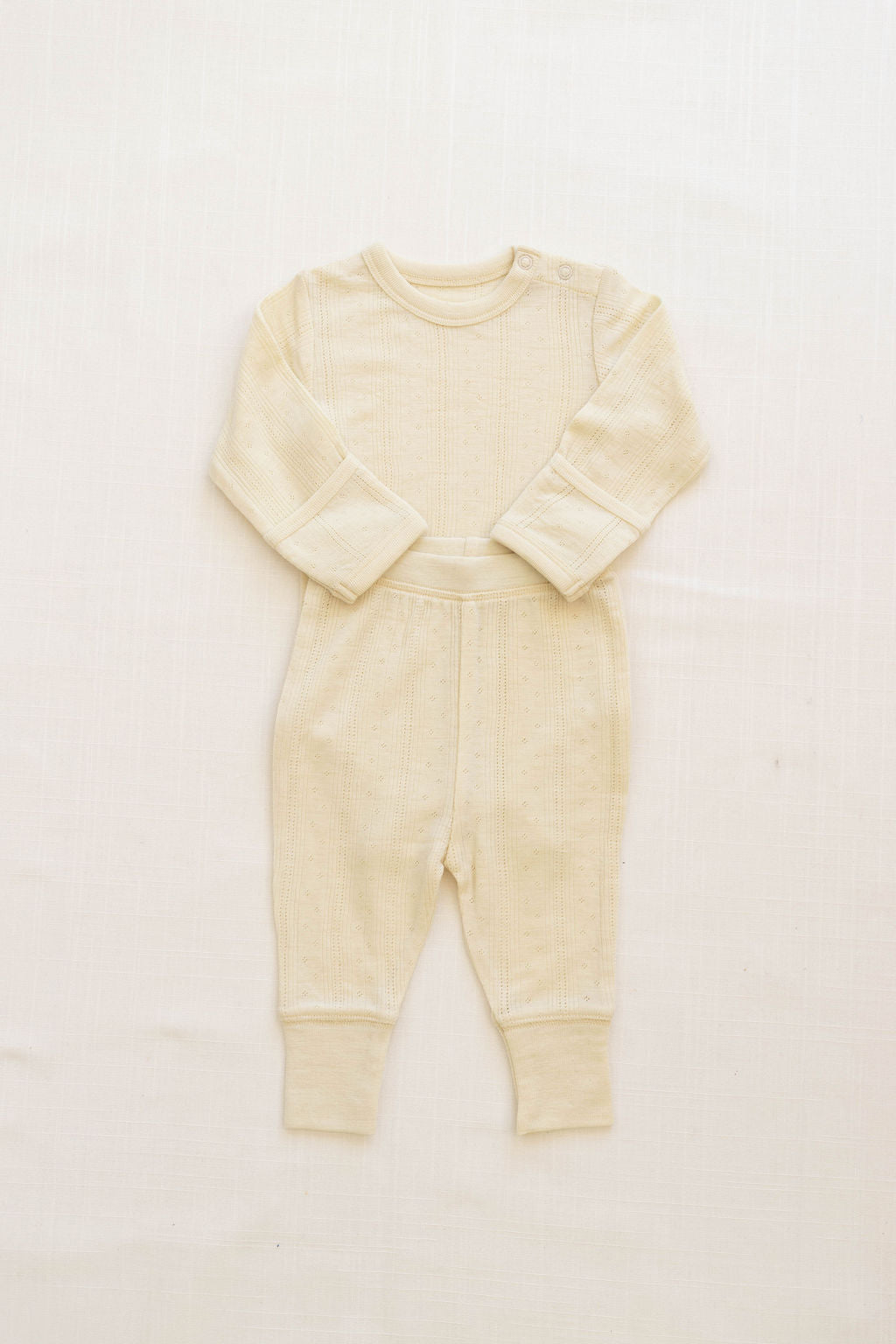 onesie | merino wool - buttercream