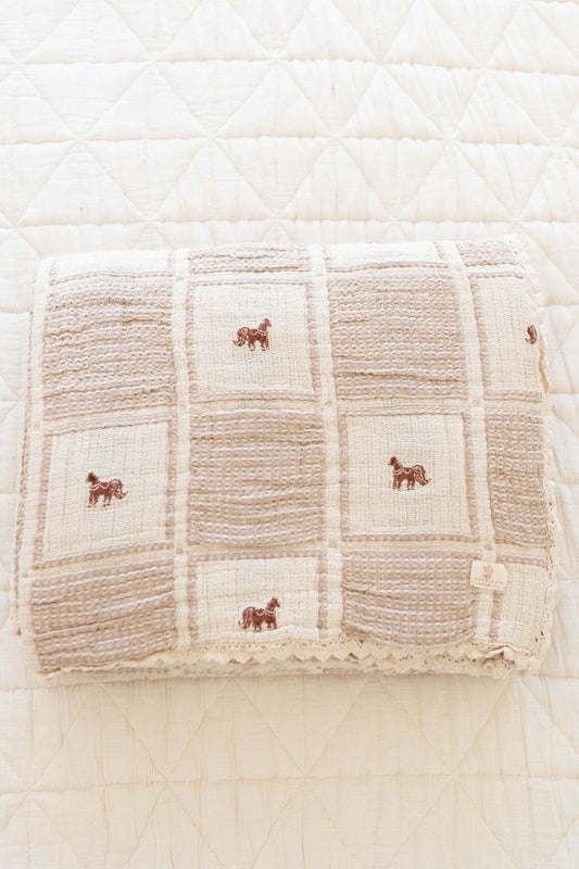 patchwork blanket | twin - pony