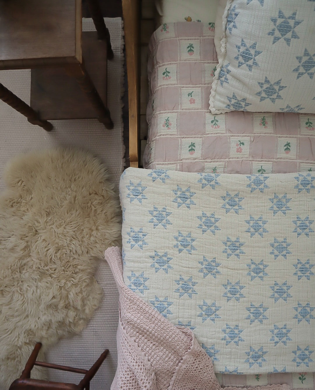 patchwork blanket | twin - fleur