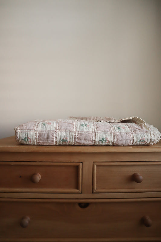 patchwork blanket | twin - fleur