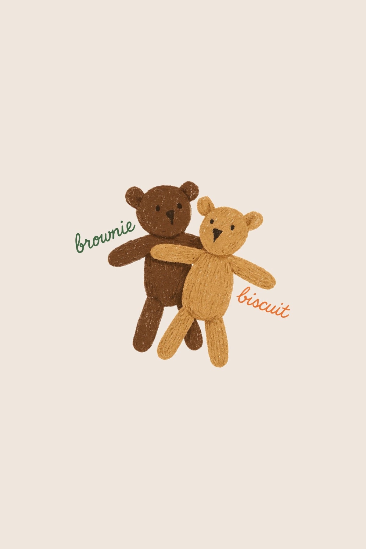 knit teddy - free printable