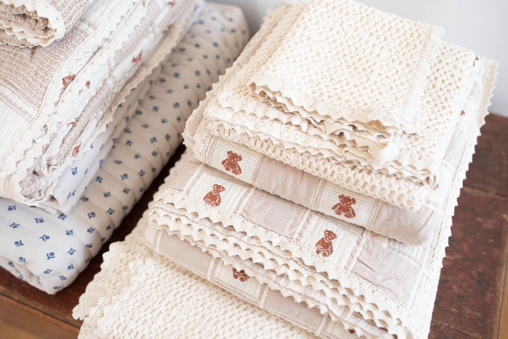 patchwork blanket | twin - teddy