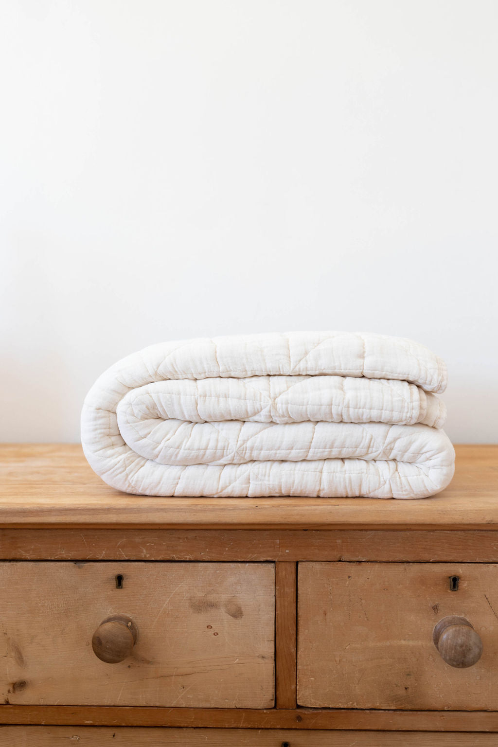 quilted blanket | twin - natural
